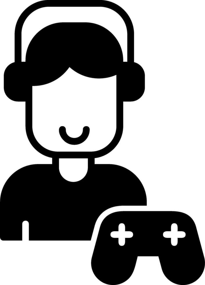 Gamer Vector Icon