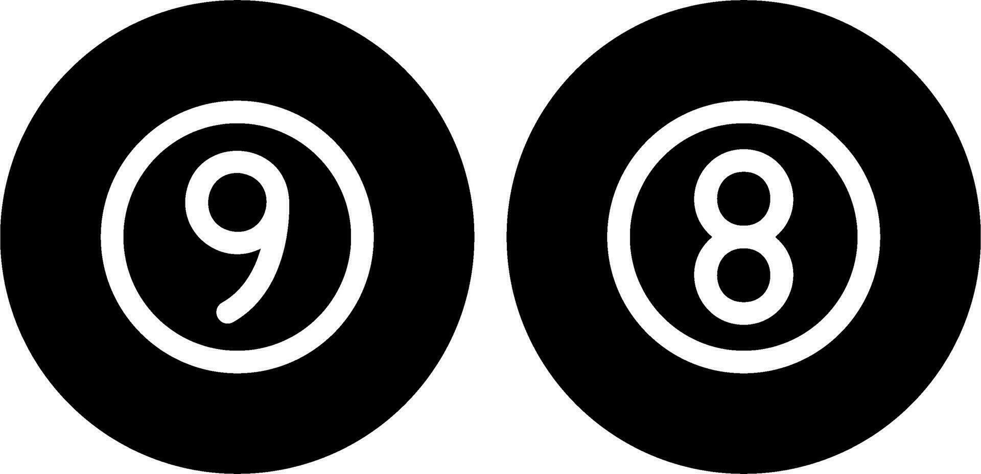 Billiard Vector Icon