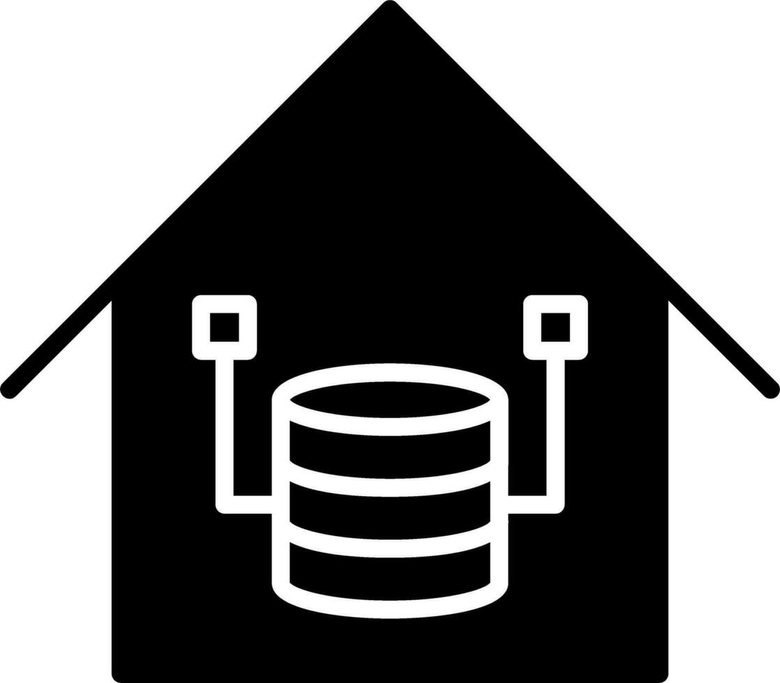 Data Warehouse Vector Icon