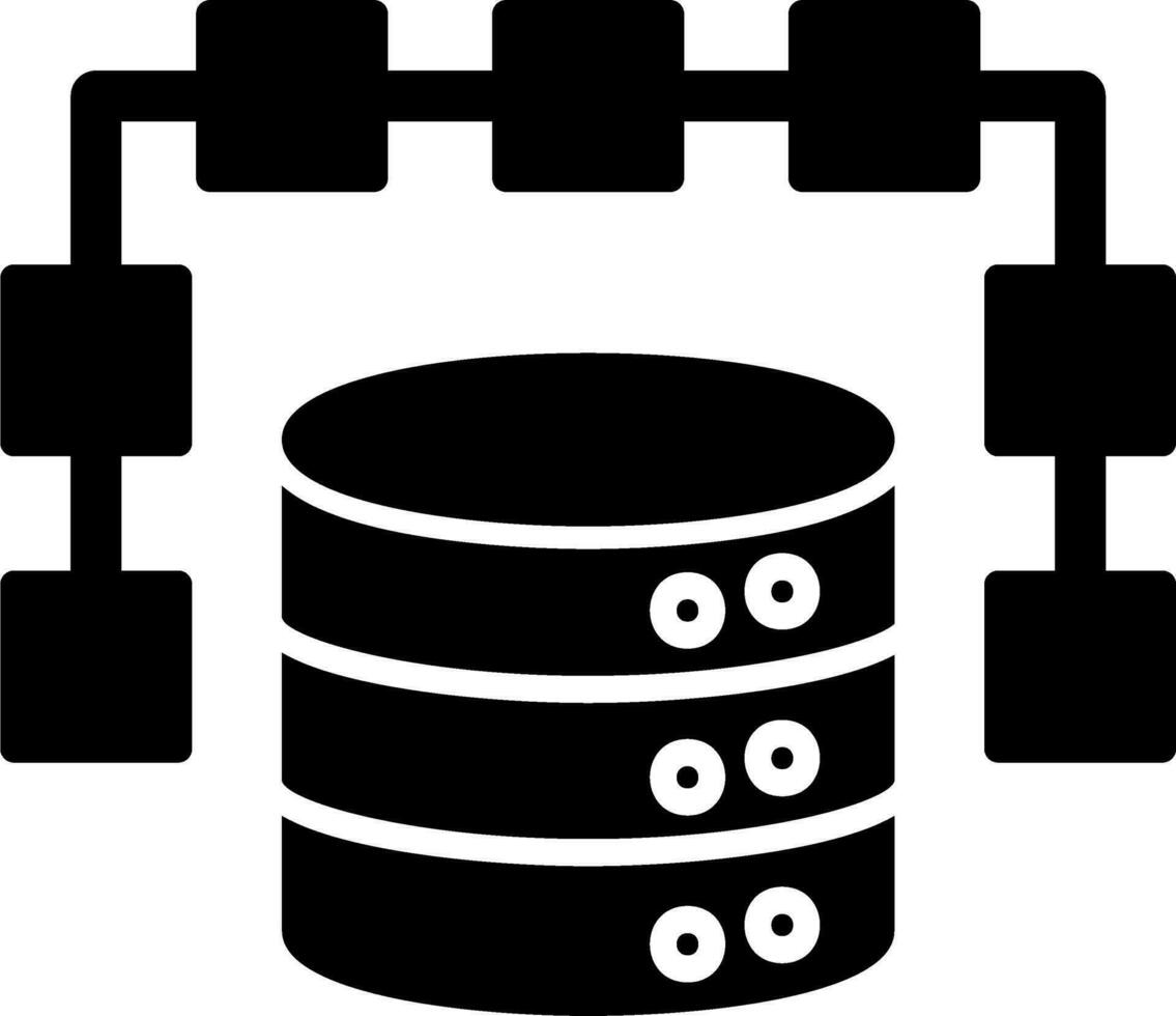 icono de vector de datos estructurados