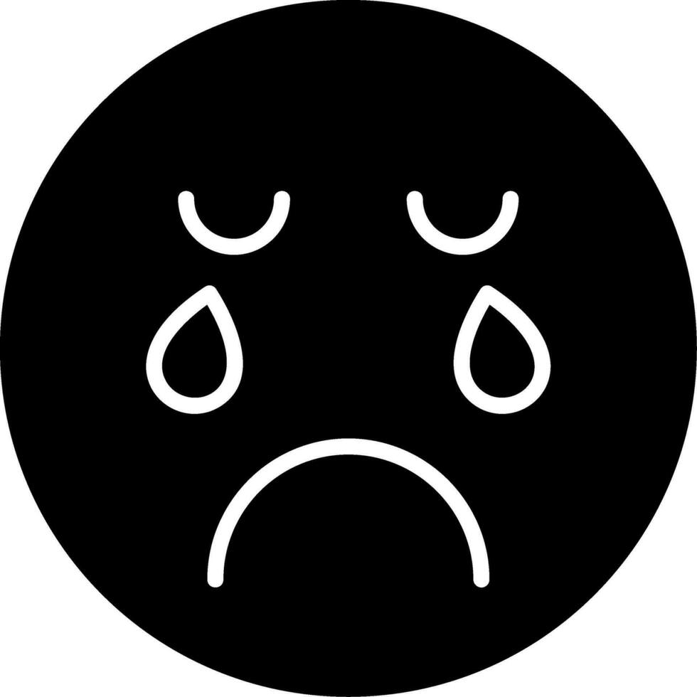Crying Vector Icon