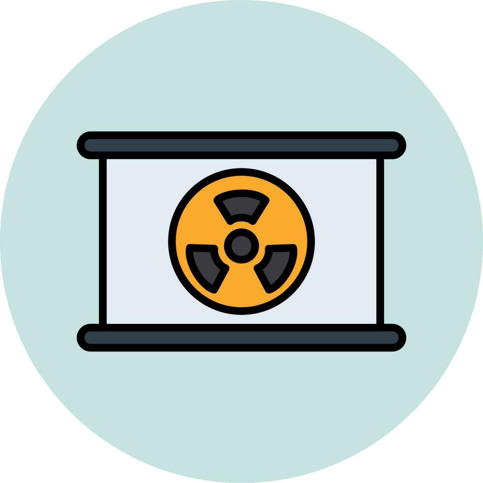 icono de vector nuclear