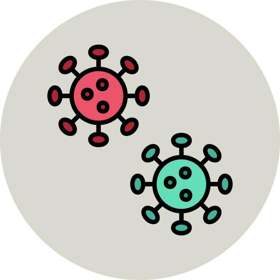 icono de vector de virus