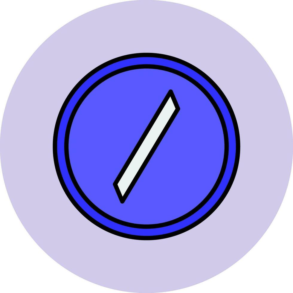 Slash Vector Icon