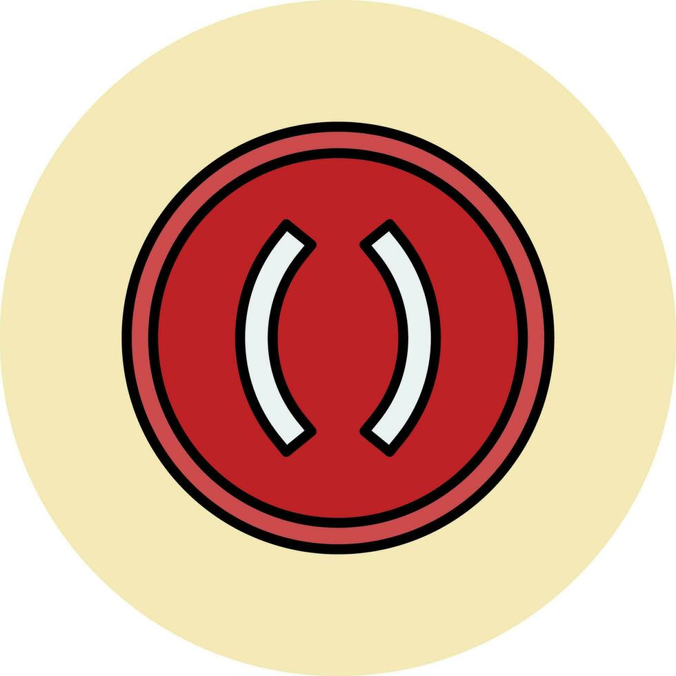 Parenthesis Vector Icon