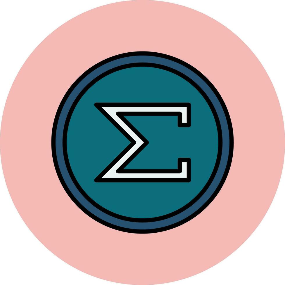 Sum Vector Icon