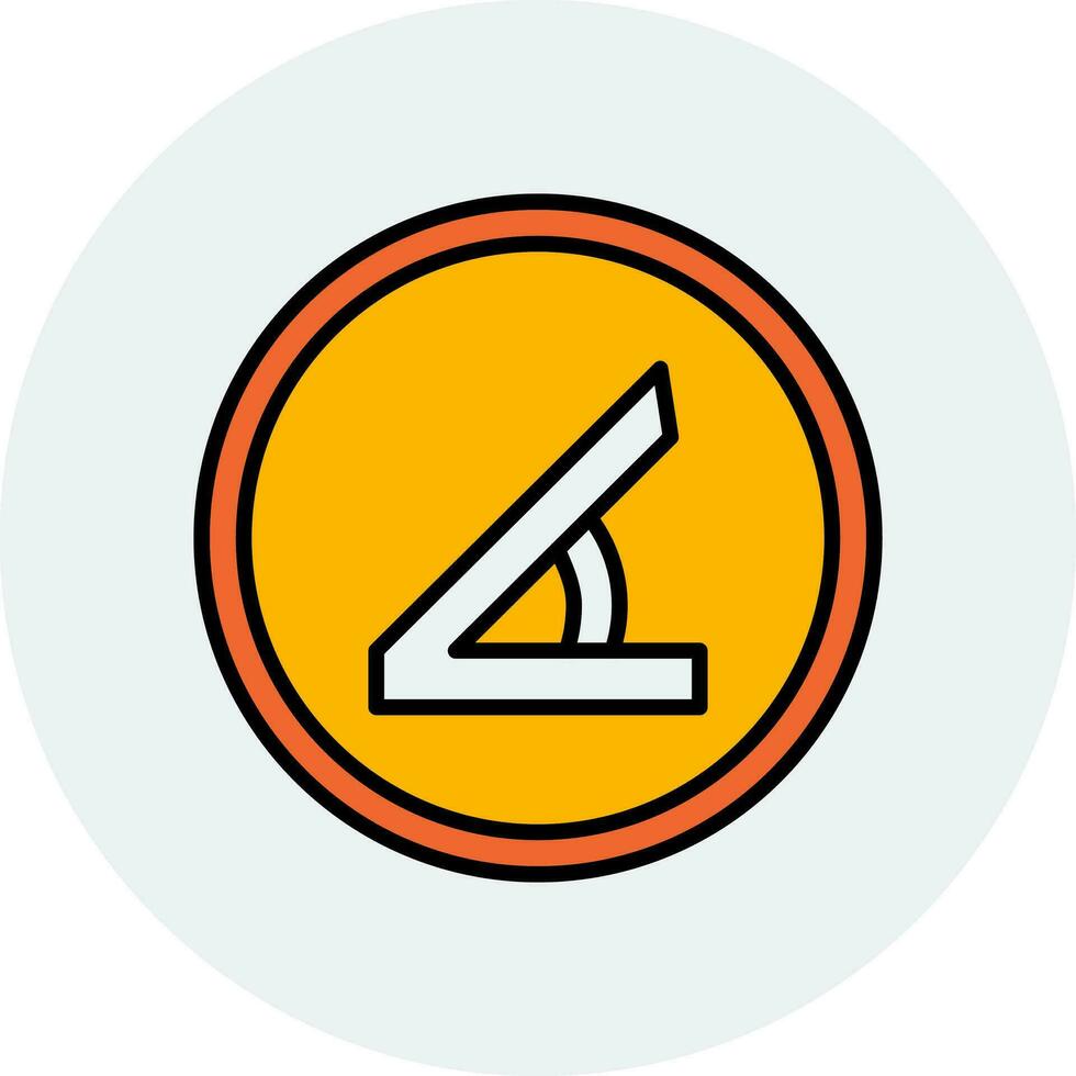 Acute Angle Vector Icon