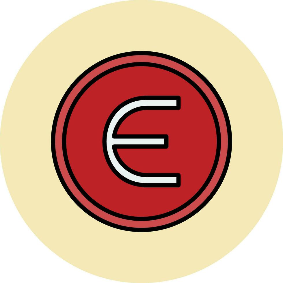 Epsilon Vector Icon