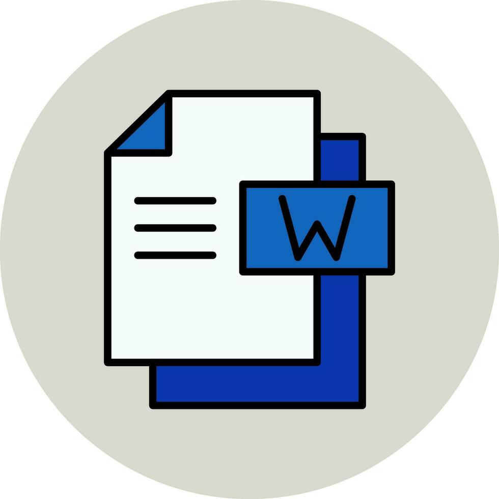 Word Vector Icon