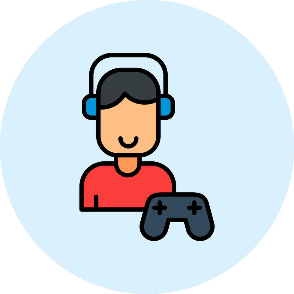 Gamer Vector Icon