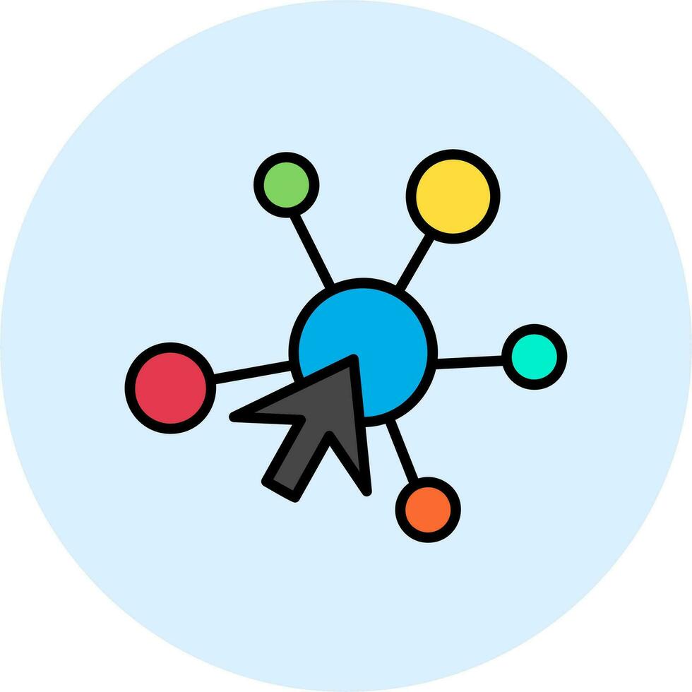 Clickstream Vector Icon