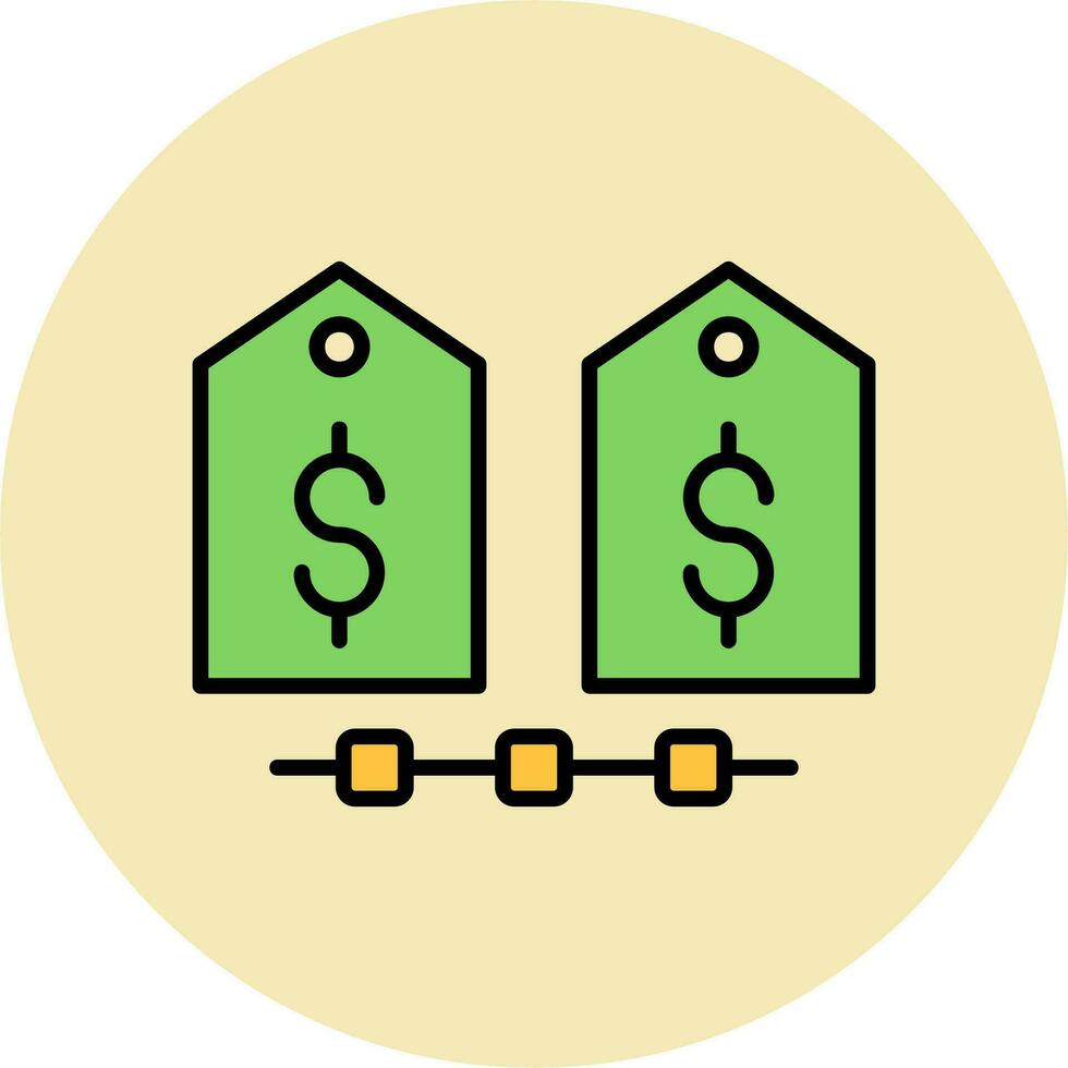 Residual Value Vector Icon
