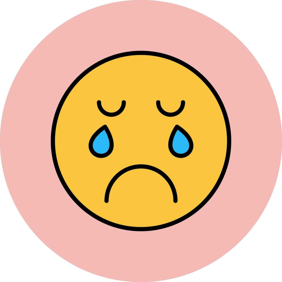 Crying Vector Icon