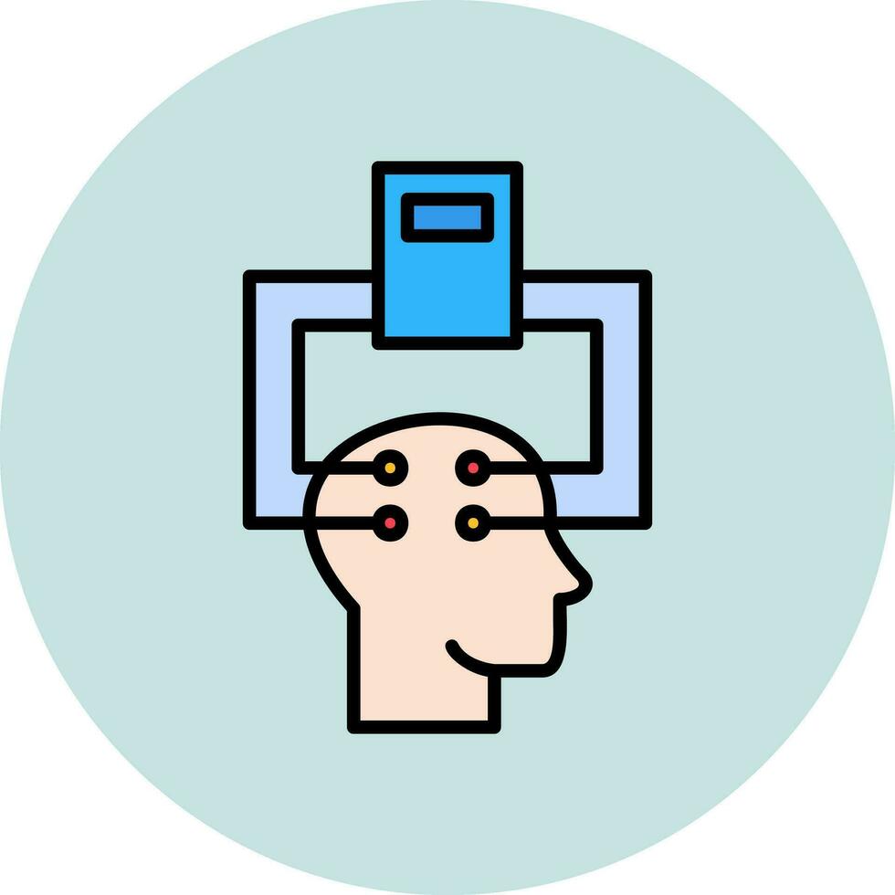 Electroencephalogram Vector Icon