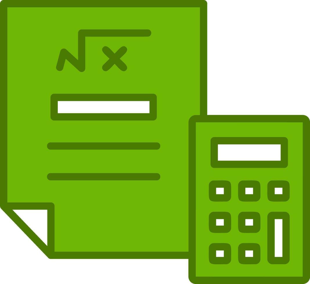 Mathematics Vector Icon