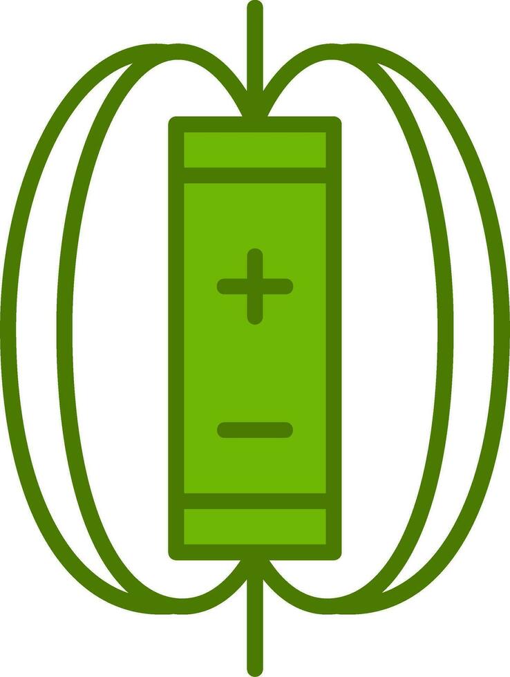 Magnetic Field Vector Icon
