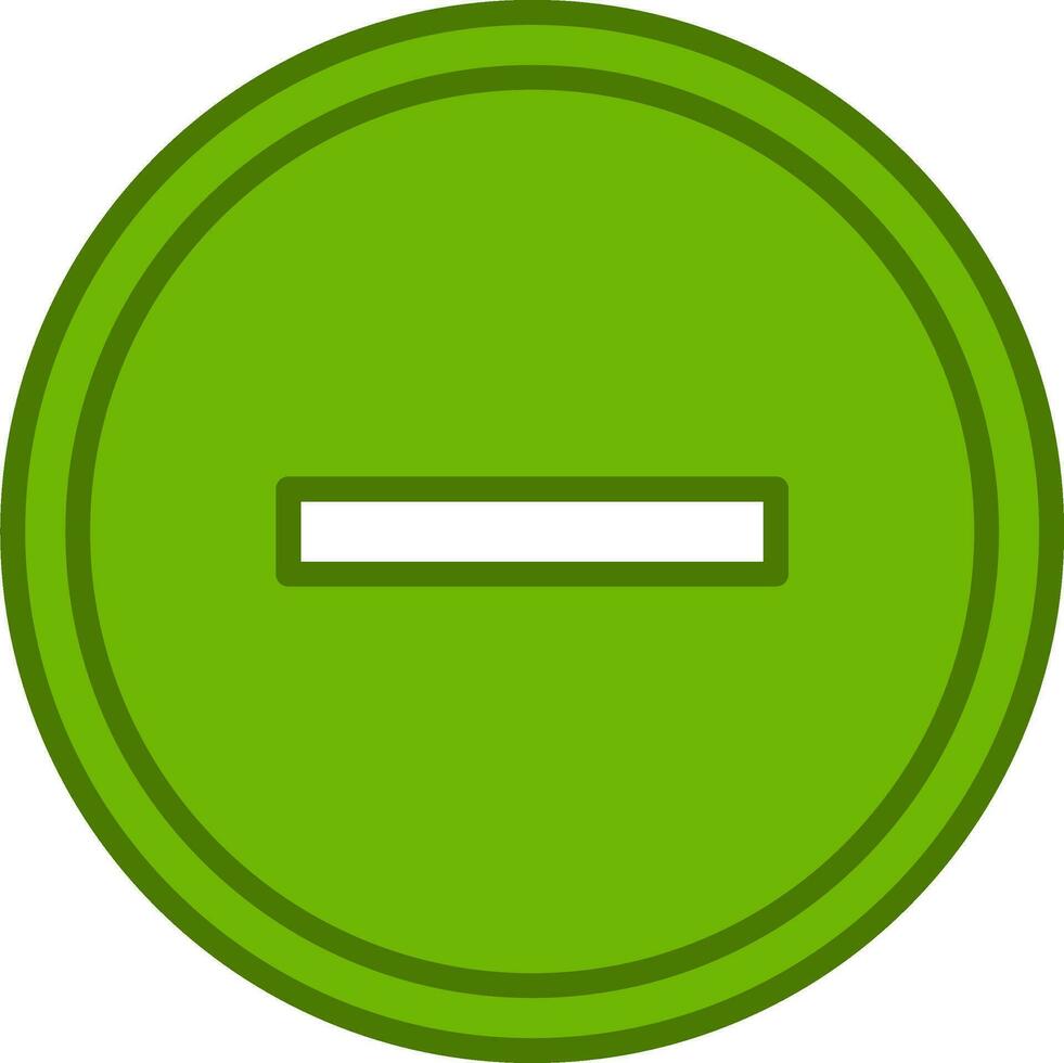 Minus Vector Icon