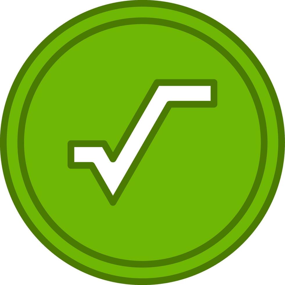 Square Root Vector Icon