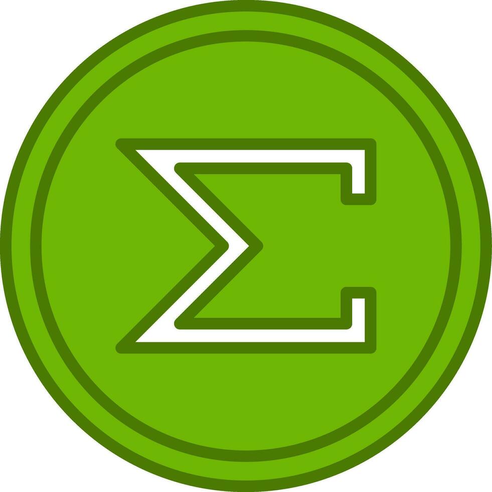 Sum Vector Icon