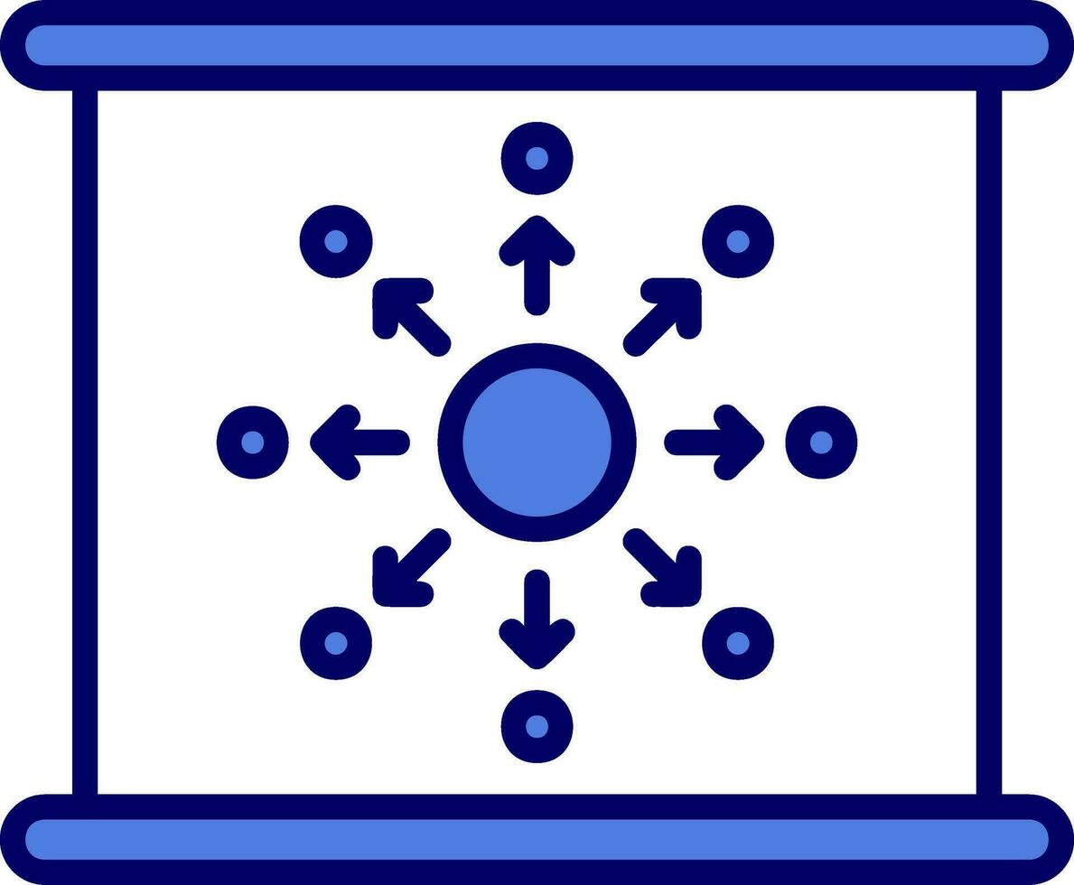 Diffusion Vector Icon
