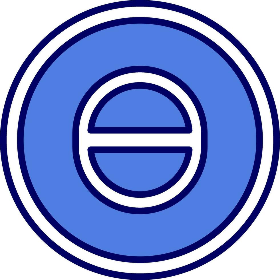 Theta Vector Icon