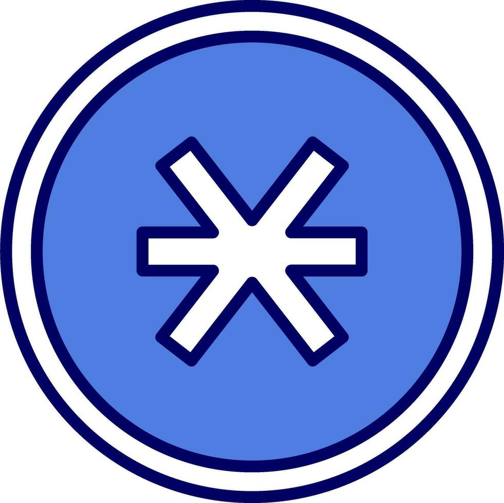 asterisco vector icono