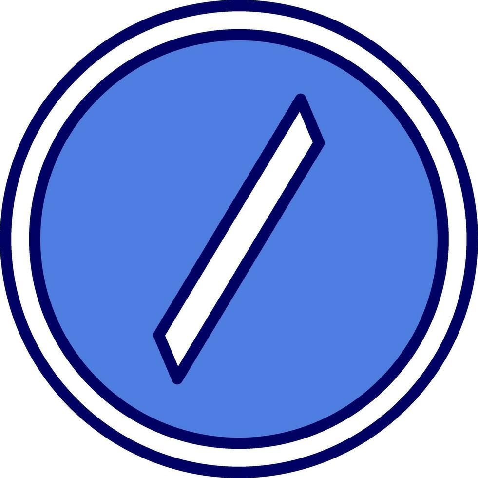 Slash Vector Icon