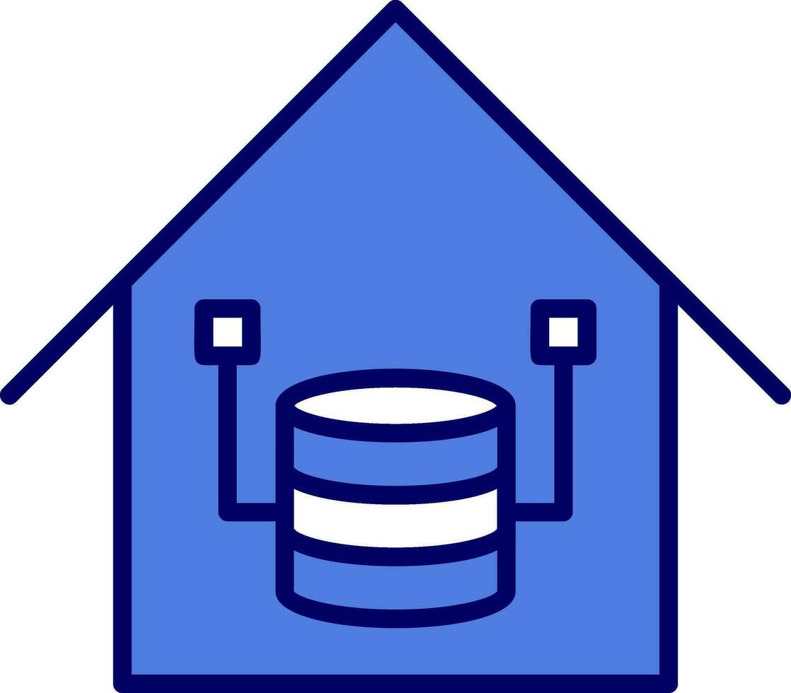 Data Warehouse Vector Icon