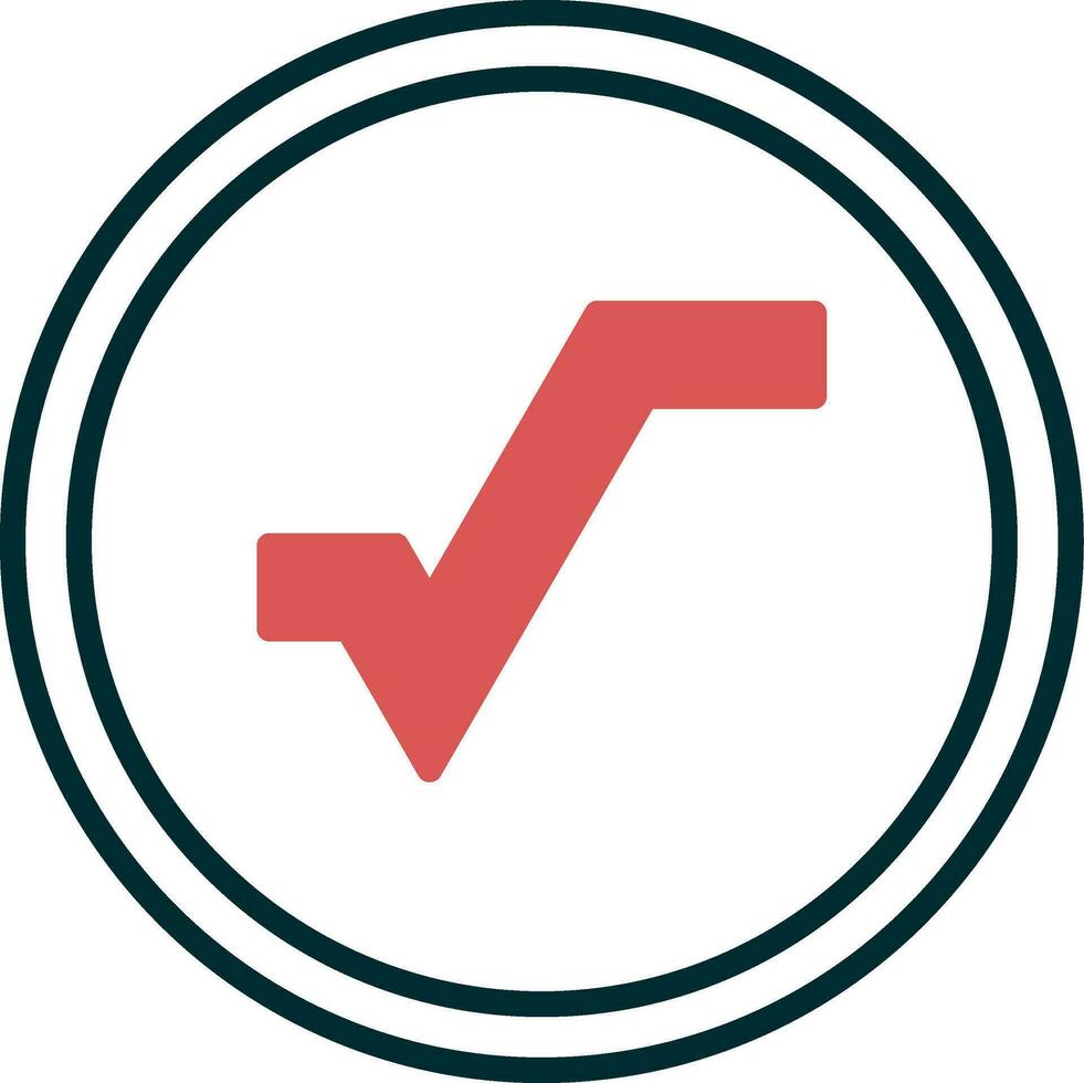 Square Root Vector Icon