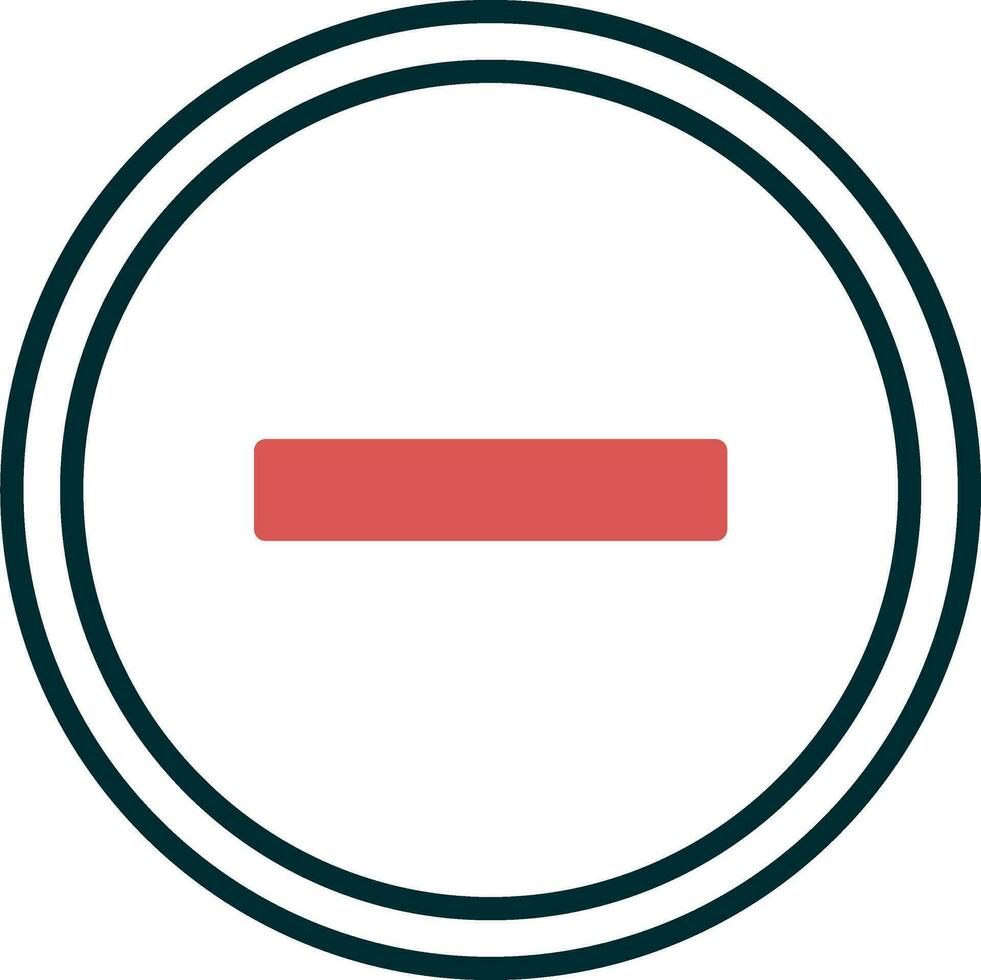 Minus Vector Icon