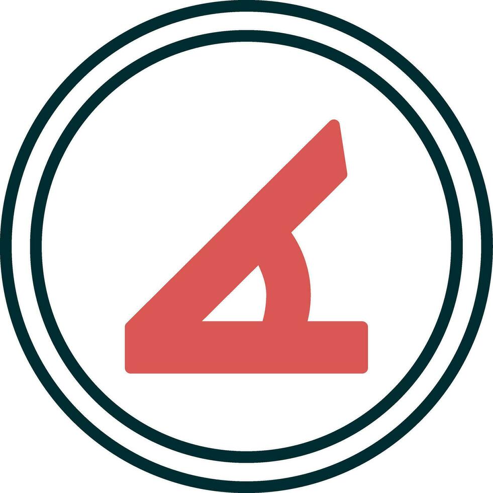 Acute Angle Vector Icon