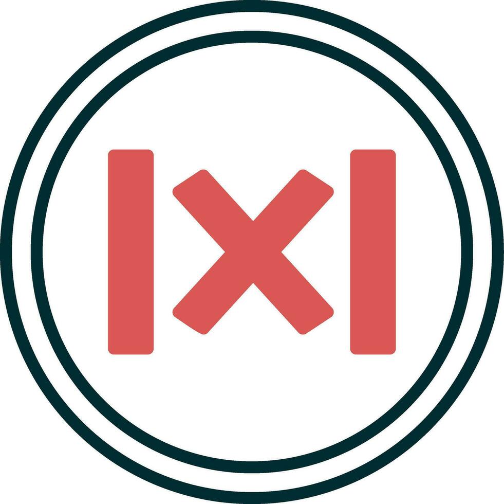 Absolute Value Vector Icon