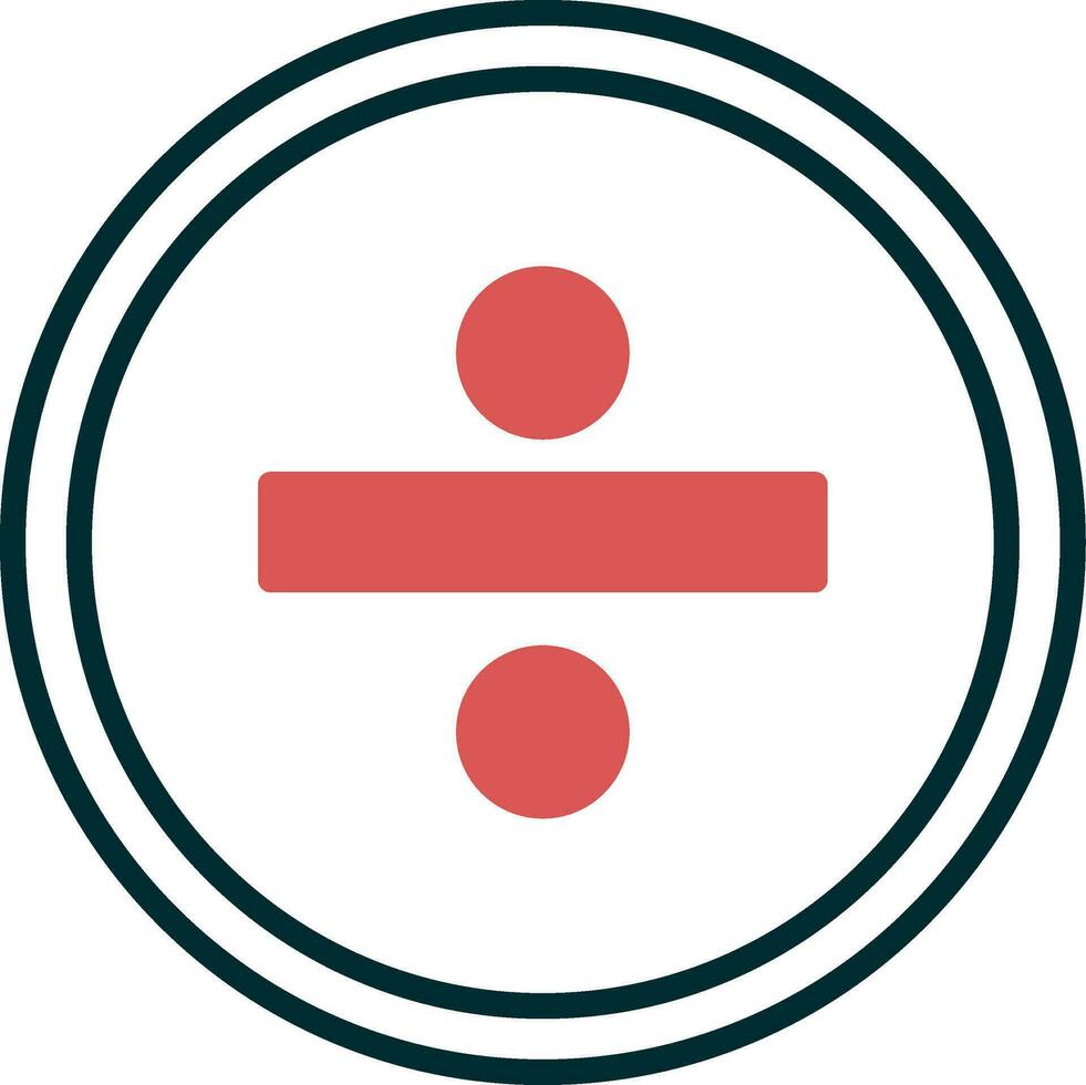 Division Vector Icon