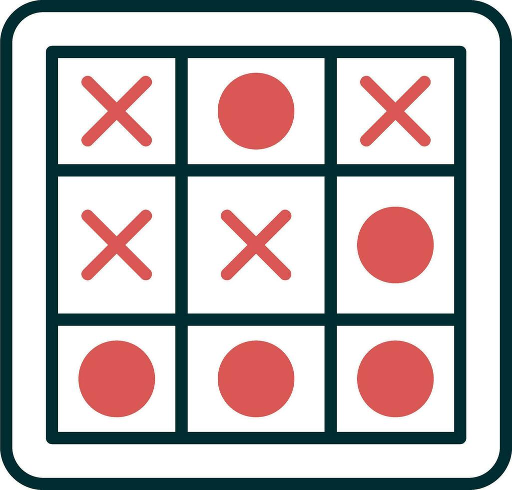 Tic Tac Toe Vector Icon