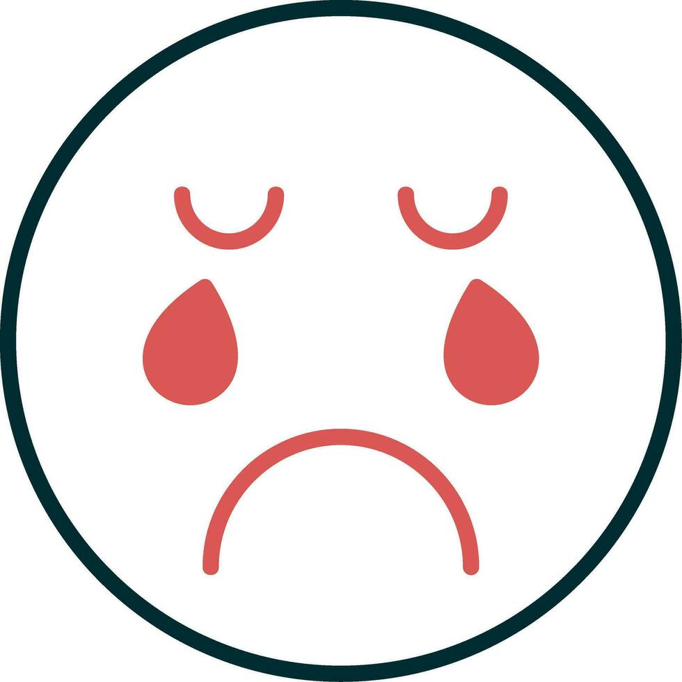 Crying Vector Icon