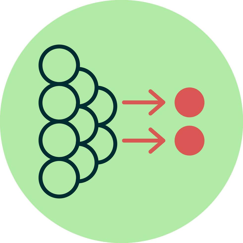 Diffusion Vector Icon