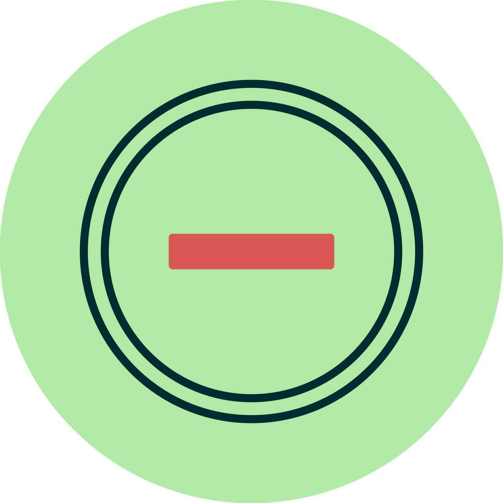 Minus Vector Icon