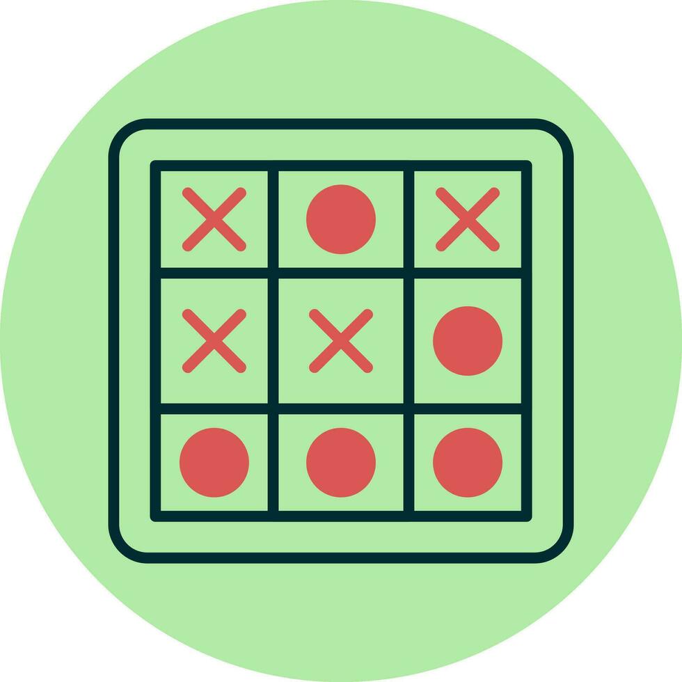 Tic Tac Toe Vector Icon