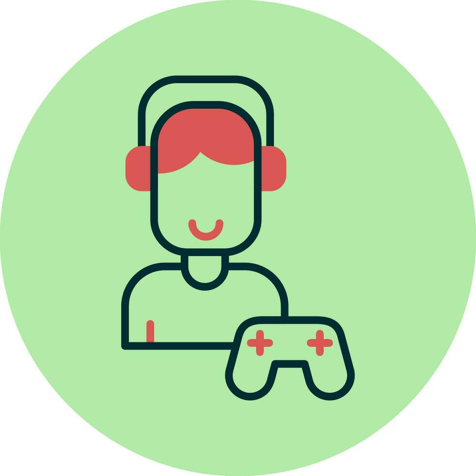 Gamer Vector Icon