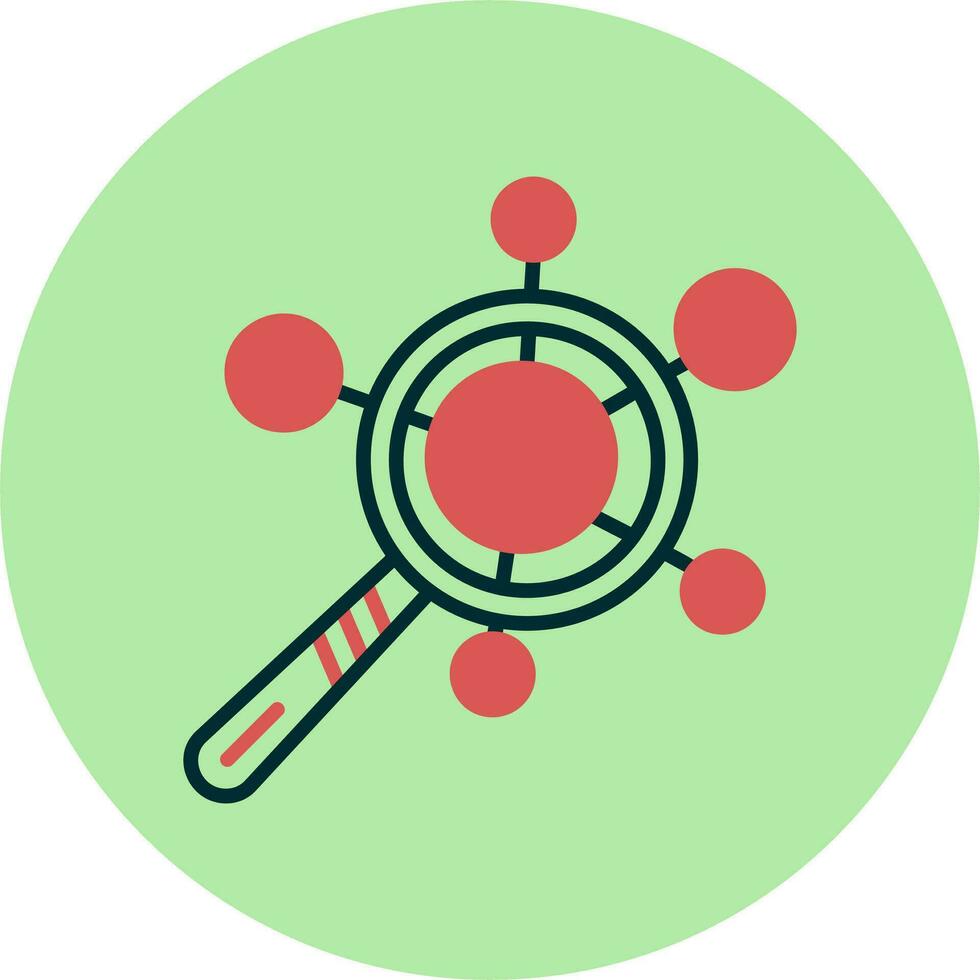 Network Analysis Vector Icon