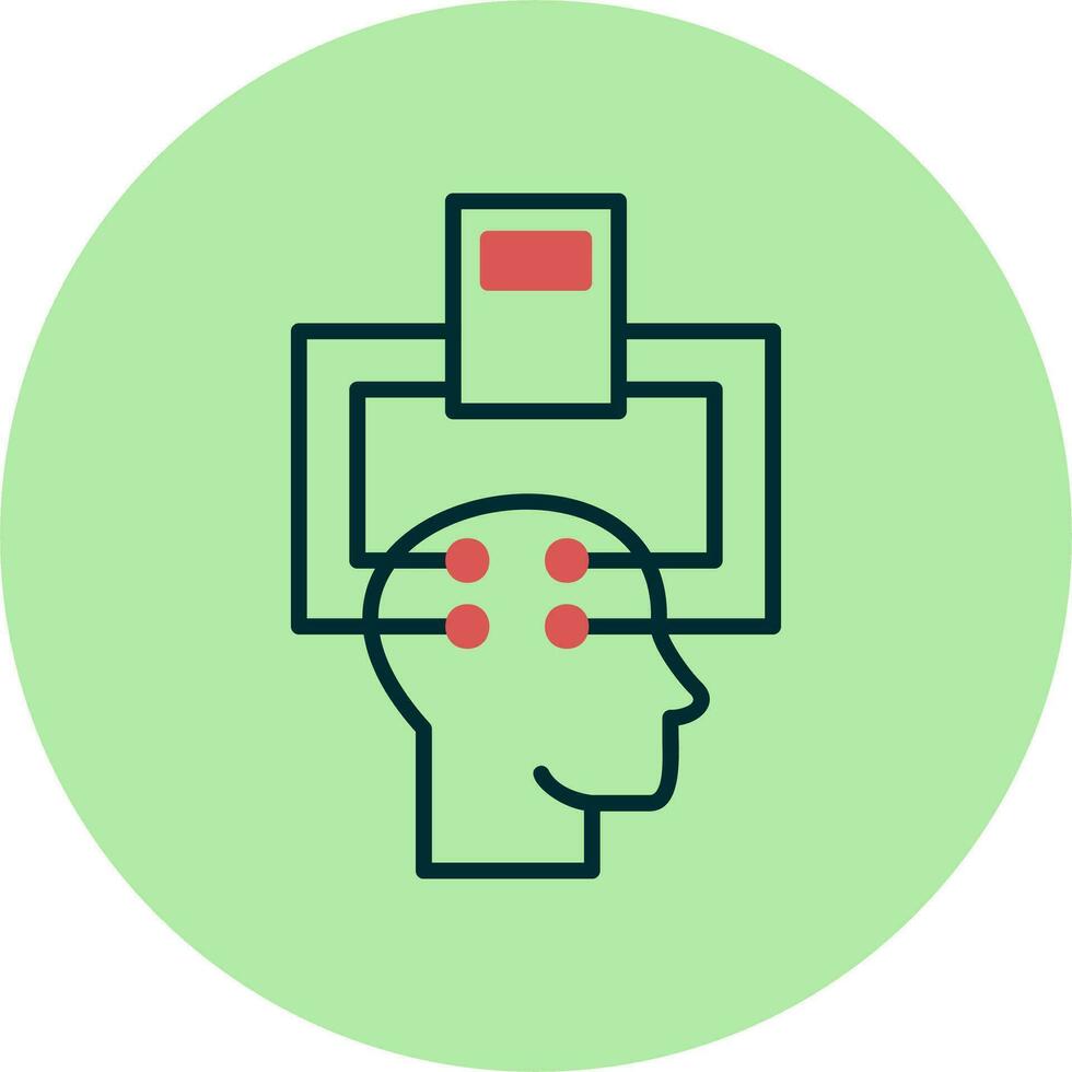 Electroencephalogram Vector Icon