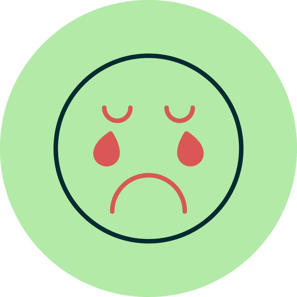 Crying Vector Icon