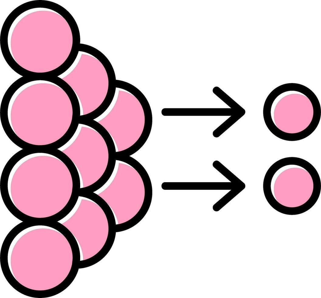 Diffusion Vector Icon