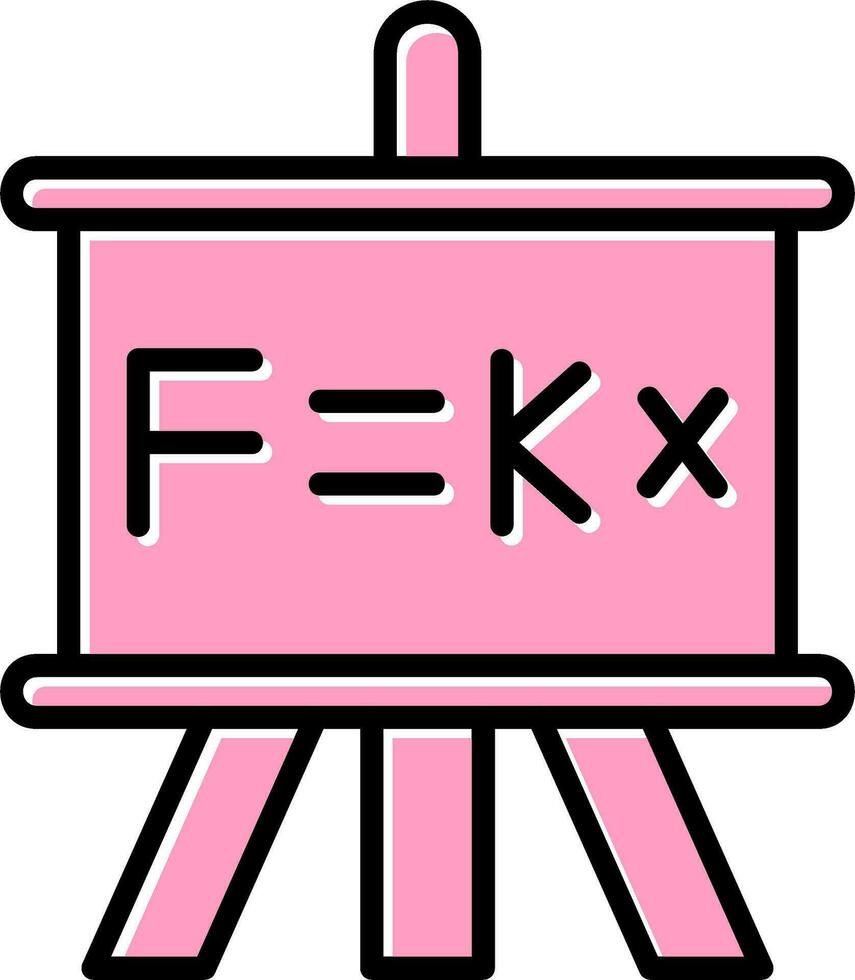 icono de vector de fórmula