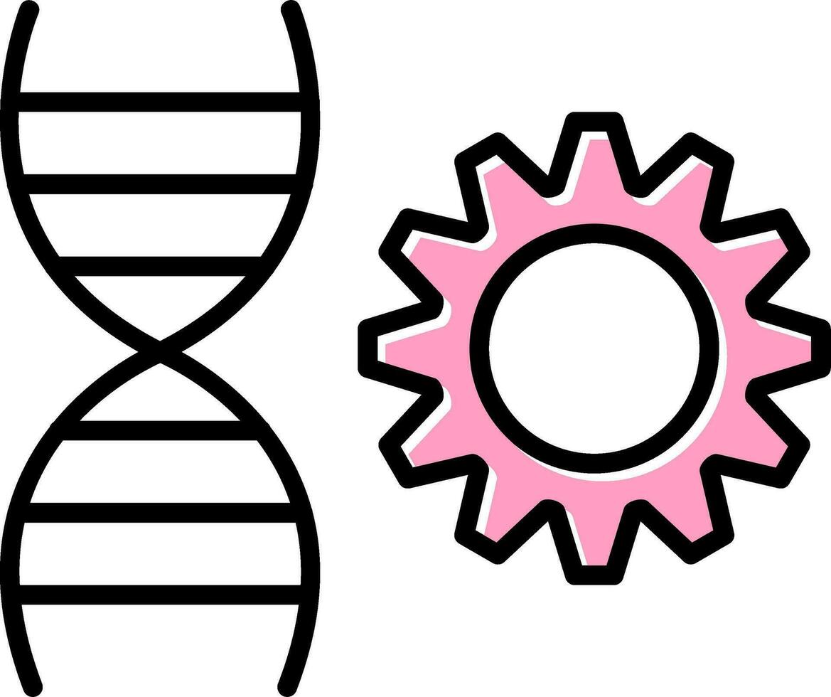 Genetic Vector Icon