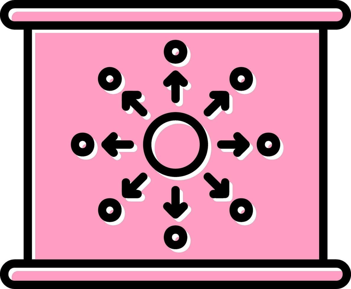 Diffusion Vector Icon