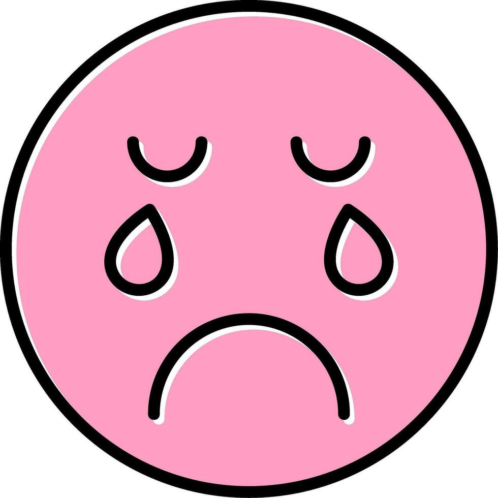 Crying Vector Icon