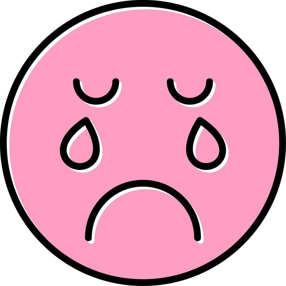 Crying Vector Icon