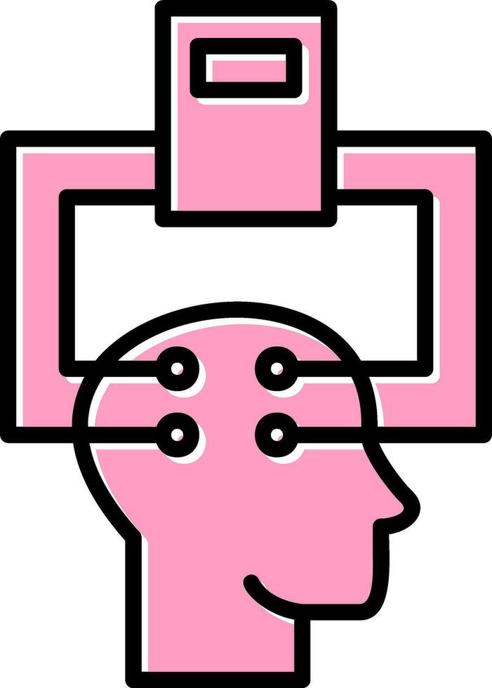 Electroencephalogram Vector Icon