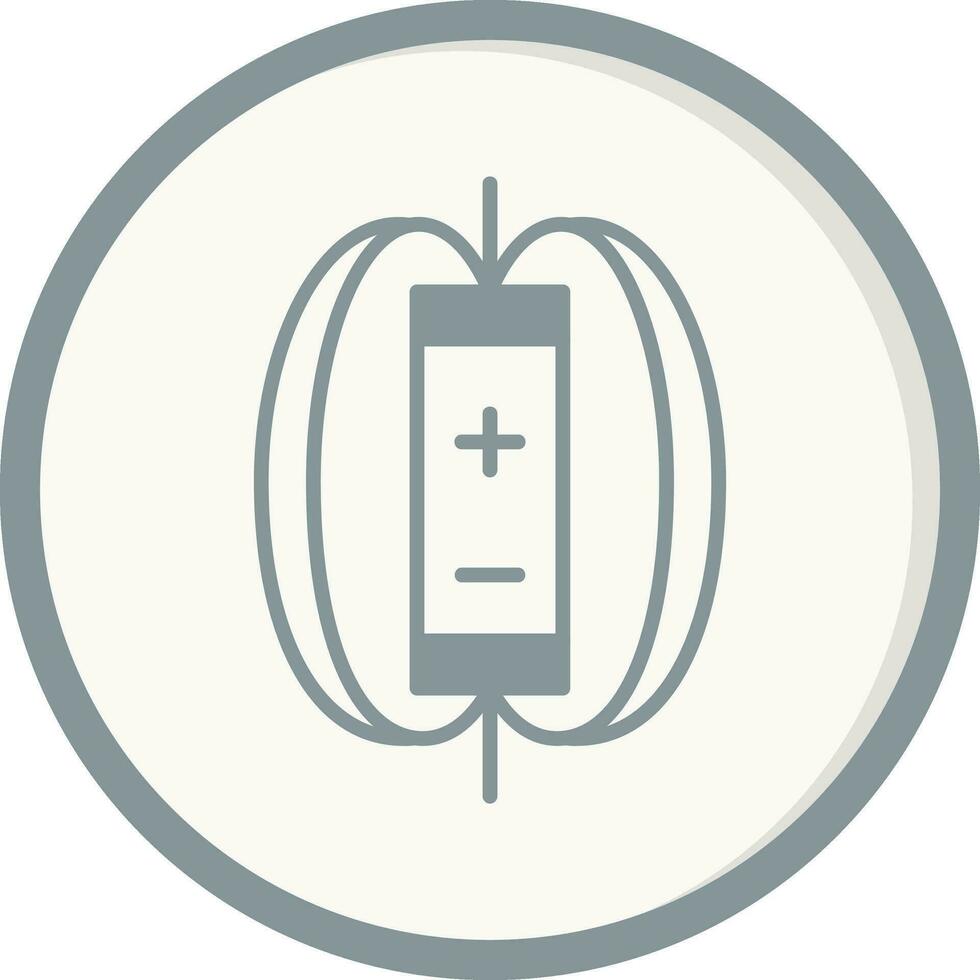 Magnetic Field Vector Icon